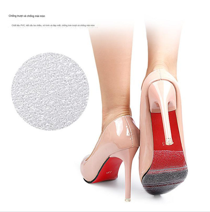 Cuộn dán đế giày dép PVC trong suốt chống trơn trượt Shoe Sole Stickers 3M