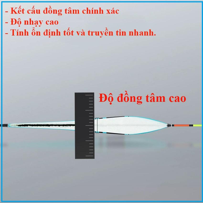 Phao Câu Đài Nano Shark Tăm Phao 3D Đầu Xoắn Truyền Tín Hiệu Siêu Nhạy Cao Cấp - SANAMI FISHING PC-20
