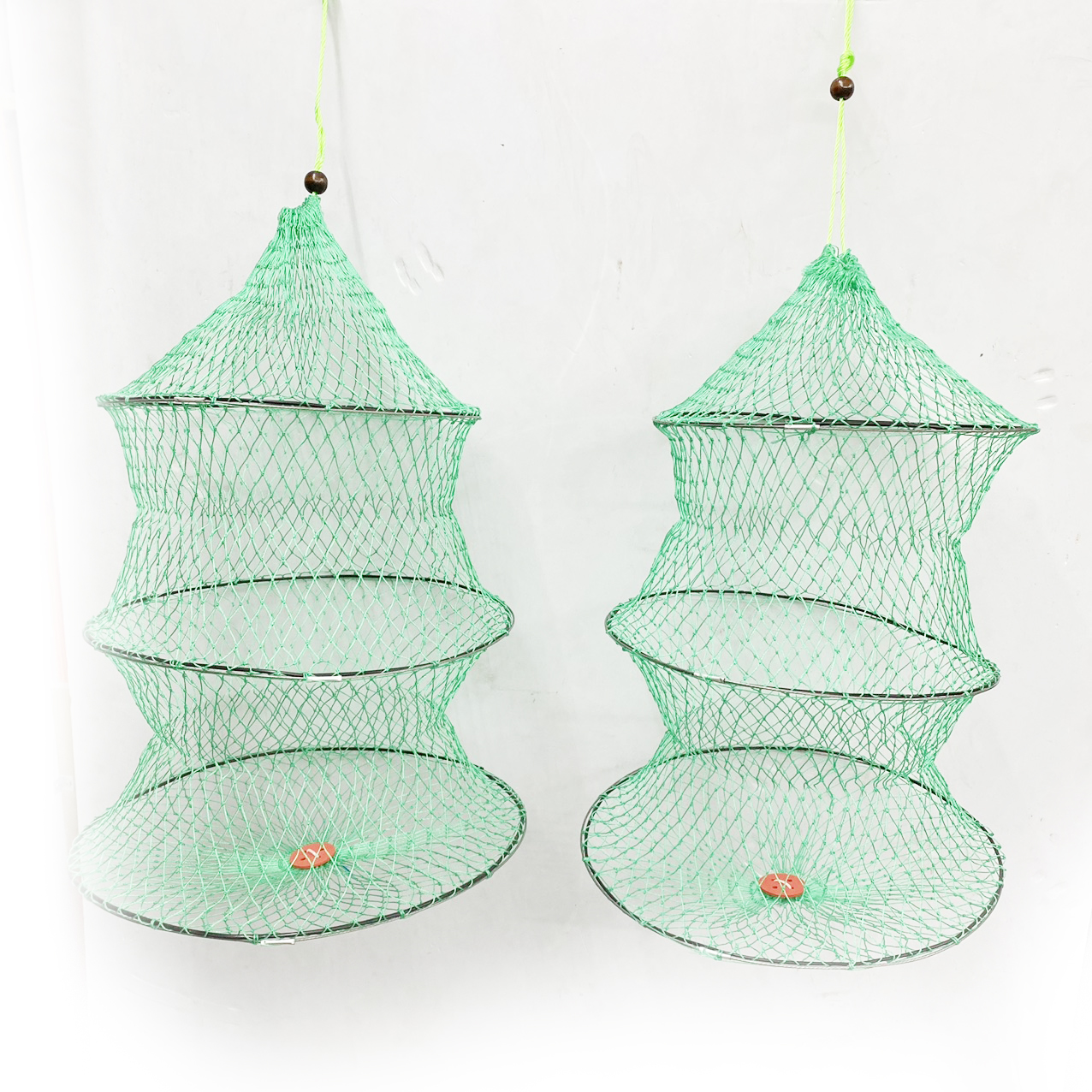 Giỏ Rọng Đựng Cá 3 Vòng Cáp Lưới Cước Nylon Độ Rộng 2cm Siêu Bền