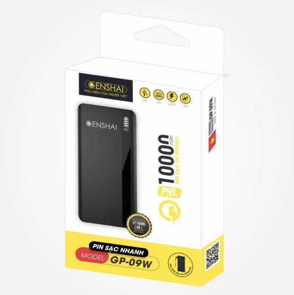 Sạc dự phòng GENSHAI GP_09W 10000mAh