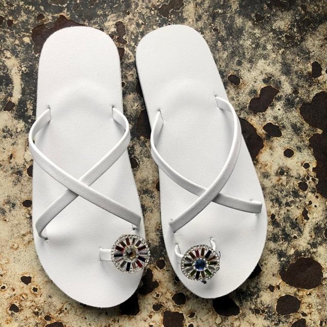 Sandal dongnai dép quai chéo nữ có đính hoa ở ngón size tù 35 đến 40