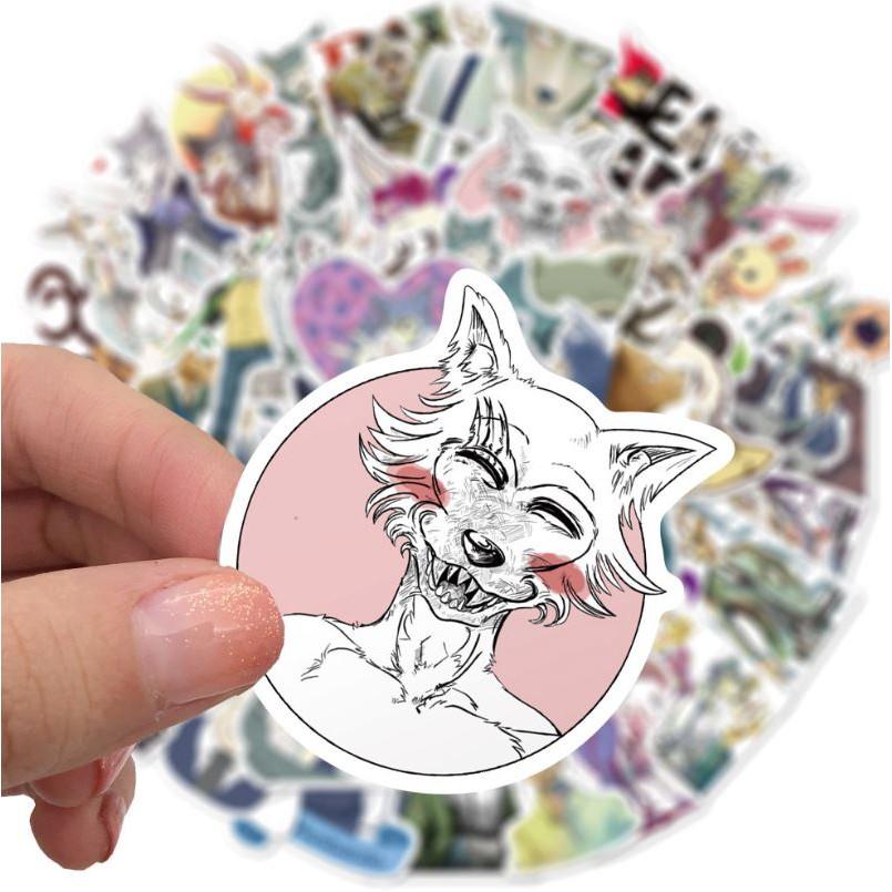 Sticker dán cao cấp BEASTARS Cực COOL ms#190