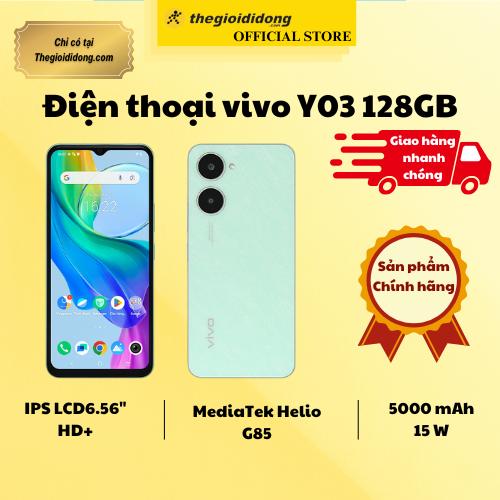 Điện thoại vivo Y03 128GB - Hàng Chính Hãng