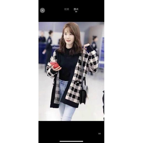 Áo khoác len Bigsize kẻ ô AL115