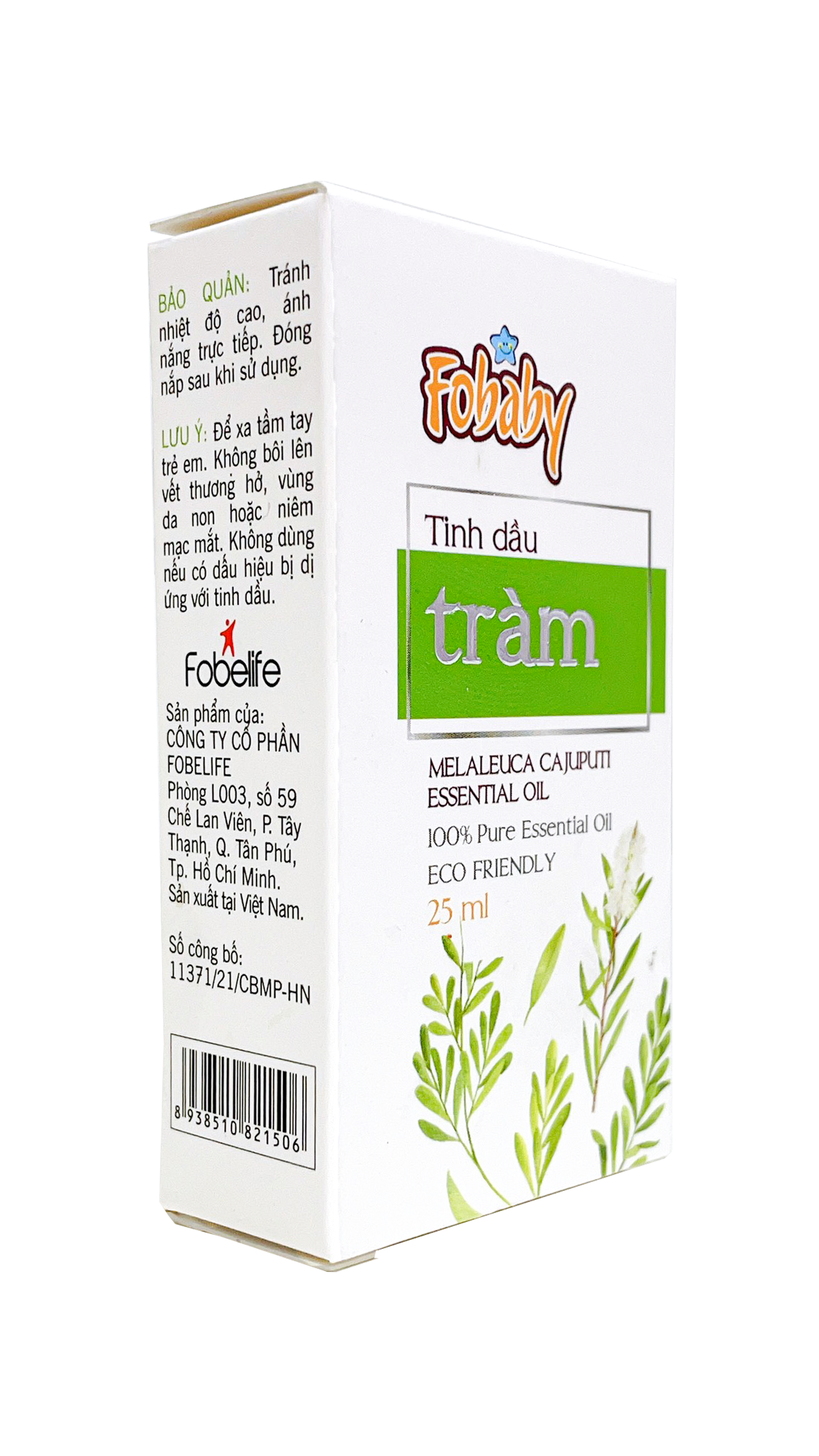 Tinh Dầu Tràm Thiên Nhiên FoBaby - Chai 25ml