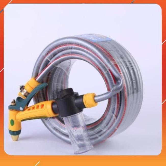 Vòi tưới cây rửa xe️️Evoucher Bộ dây và vòi xịt tăng áp lực nươc gấp 3 lần loại 10m 206716 3