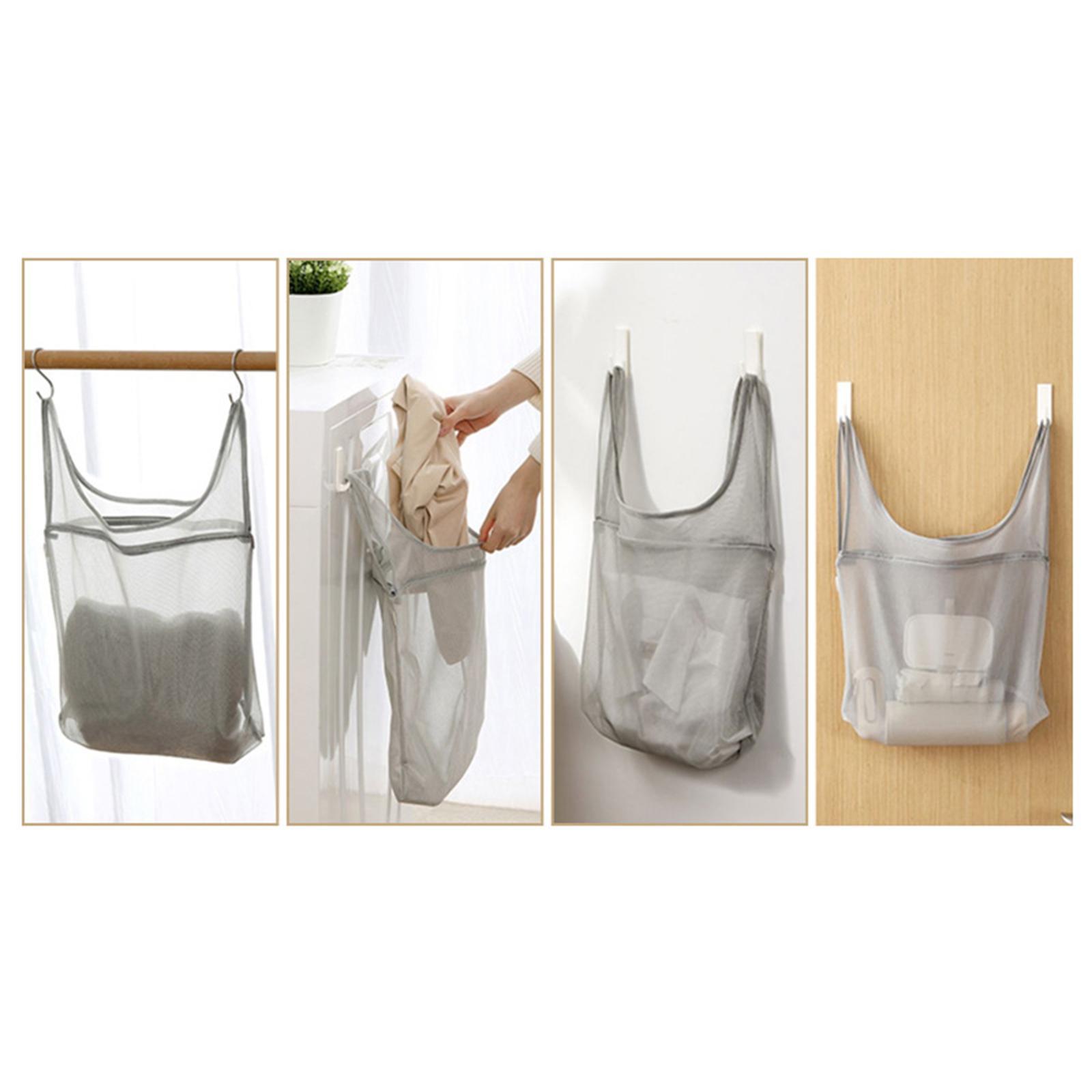 Net Laundry Bag Washing Bag Apartment Dorm Reusable Durable Bra Socks Underwear Organizer Travel Storage for Dress Dirty Clothes Blouse Garment