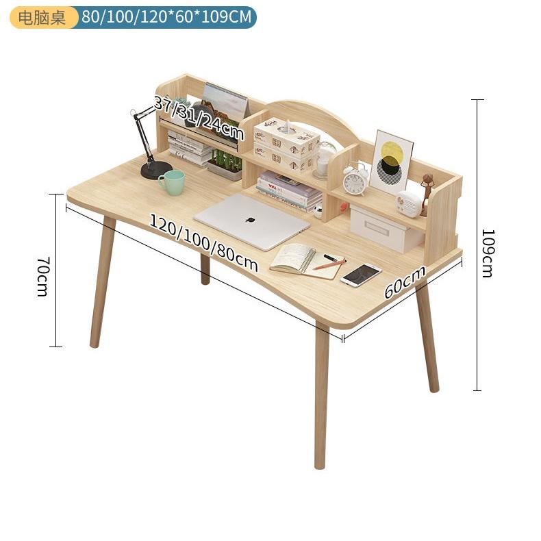 Bàn làm việc gỗ đa chức năng có thể dùng để học tập, giải trí có kèm theo kệ sách tiện dụng kích BLVG03