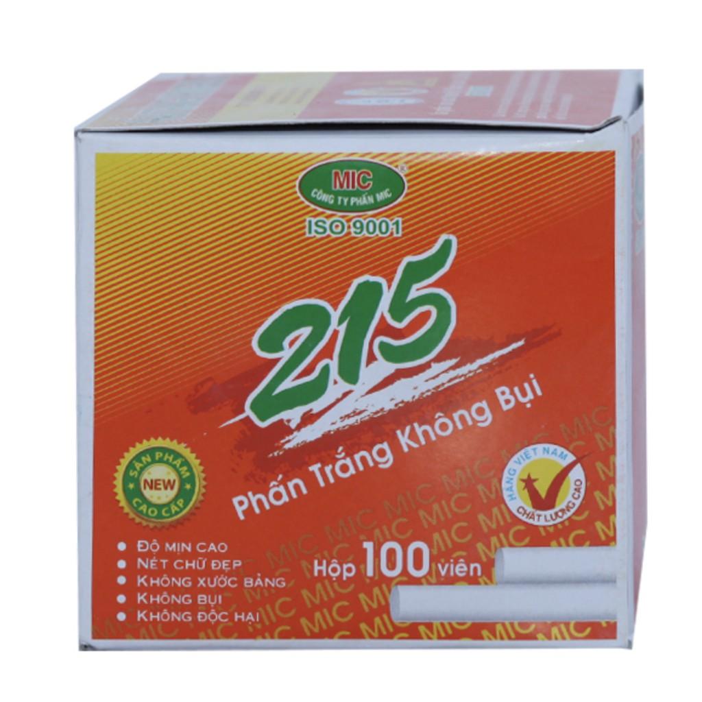 PHẤN KHÔNG BỤI MIC TRẮNG 100 VIÊN HỘP