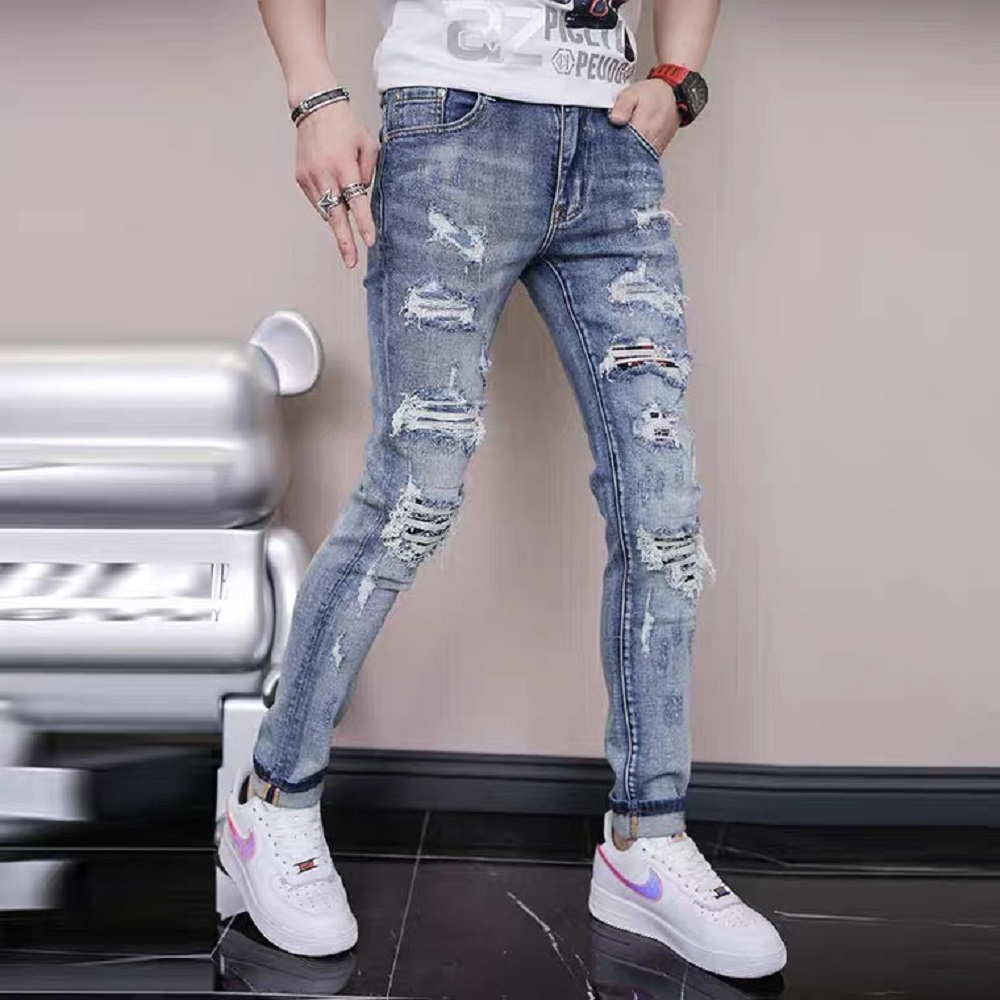 Quần bò nam co dãn 4 chiều Julido Store, chất jean mềm mịn xịn xò xu hướng BC1 - Xanh 3338 size 28