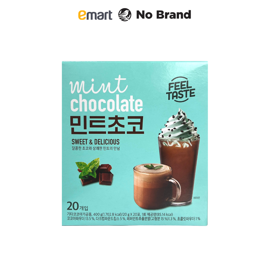 Hộp 20 Gói Bột Socola Bạc Hà Pha Sẵn Chocomint 400g