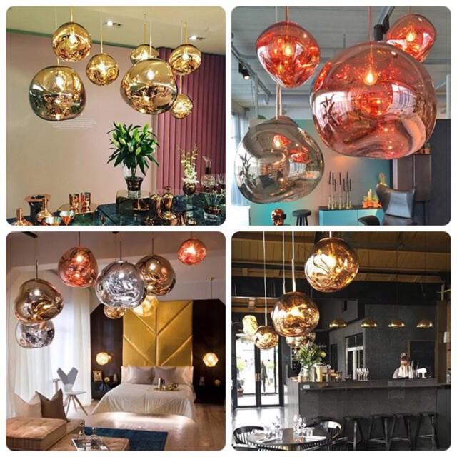 Đèn thả thông tầng hiện đại, đèn phòng khách, tặng kèm bóng led, bảo hành 2 năm