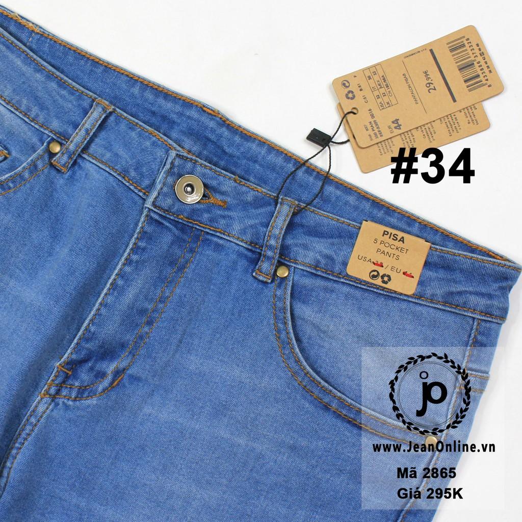 Quần jean nữ dài BIGSIZE - skinny 9 tấc MNG