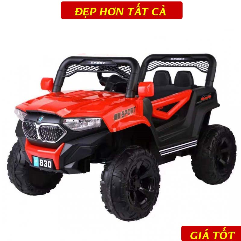 Ô tô điện trẻ em A6500 - XE ĐIỆN TRẺ EM - tự lái và remote cho bố mẹ điều khiển từ xa