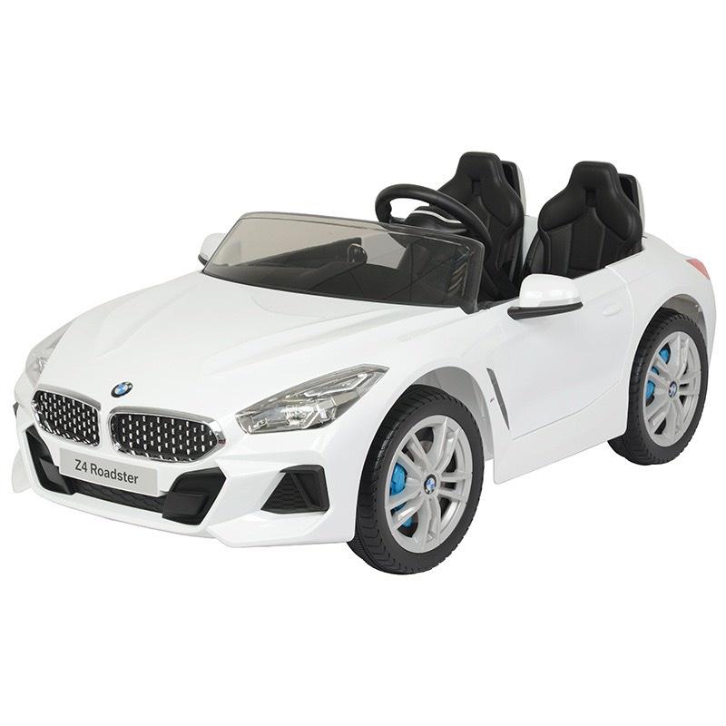 Ô tô điện trẻ em BMW Z4 Roadster 2 chỗ kết nối bluetooth 2 quạt gió có nhún (Đỏ-Xanh-Trắng)