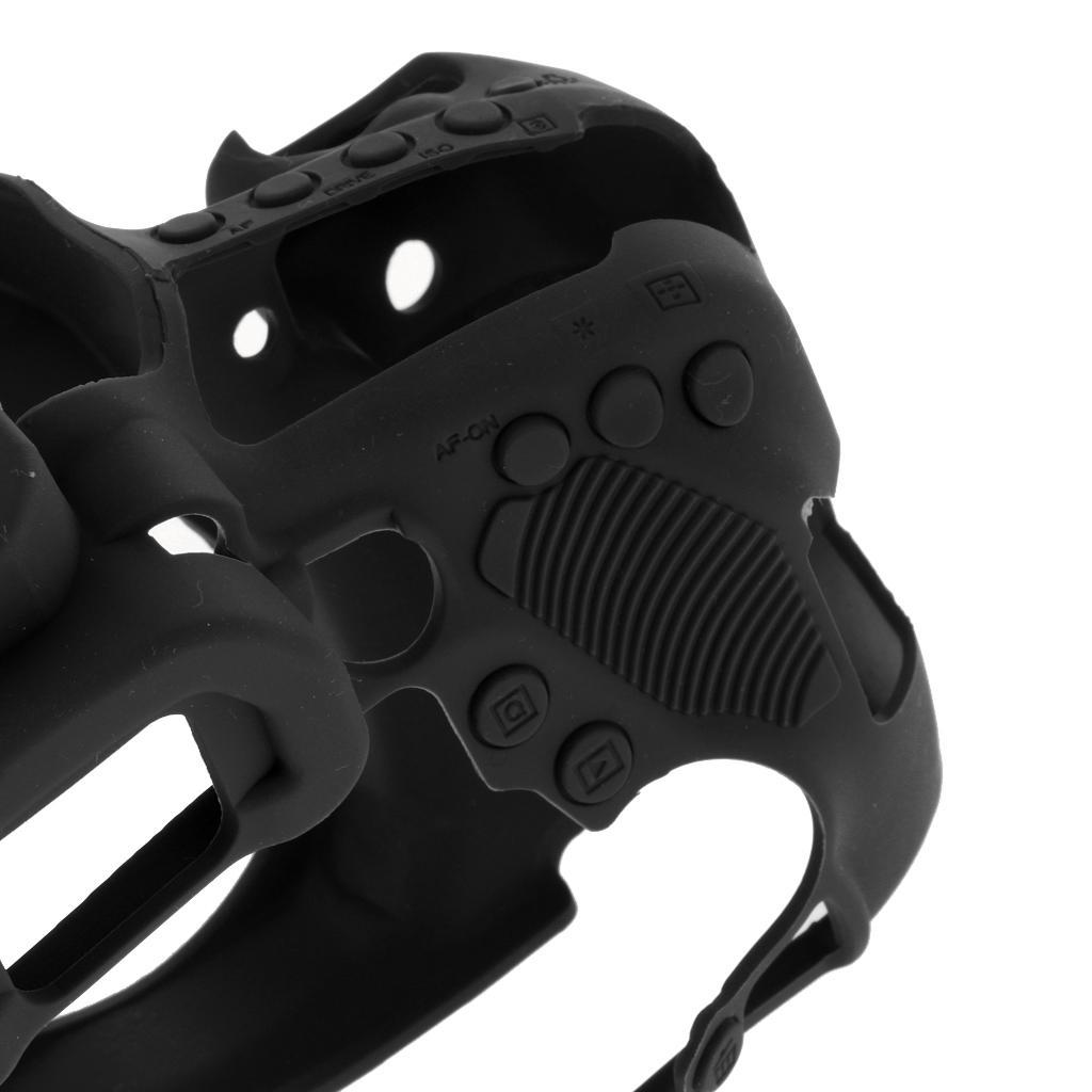 Silicone Camera Case Full Body Protective Cover for 80D