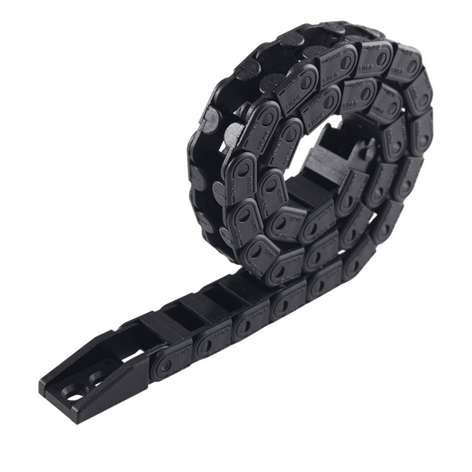 Drag Chain Replacement Parts Flexible Low Noise Professional Black High Performance 3 Hole Mount Pattern Bridge Type for P1p 3D Printer Parts