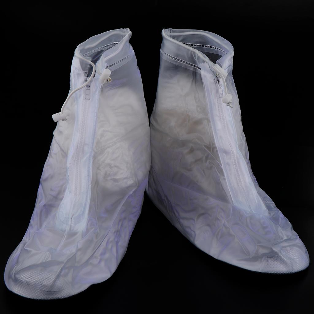 1 Pair Waterproof Rain Boot Cover Reusable Slip Resistant Shoe Covers S