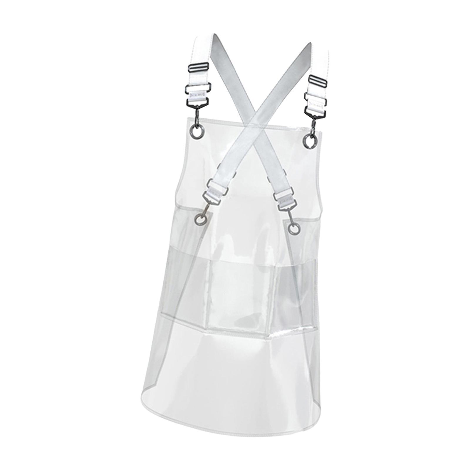 Transparent Apron BBQ Chef Apron Gardening Grilling Baking Apron Paint Apron