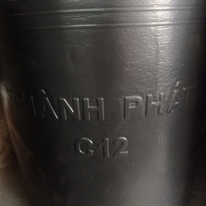 Chậu nhựa đen C12 310x270 50 chậu