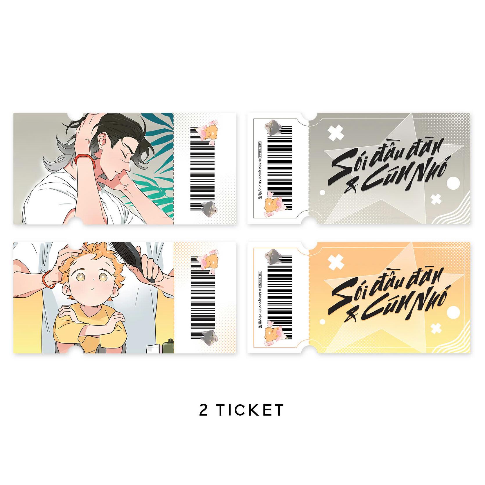 Sách - Sói Đầu Đàn Và Cún Nhỏ - Tập 3 - Tặng Kèm Ticket Random 1 Trong 2 Mẫu