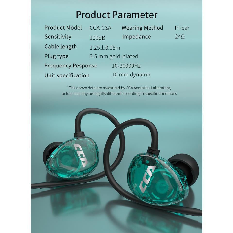Tai nghe nhét tai KZ CCA CSA 3.5mm kèm micro C12 CA4 A10 CA16 EDX M10