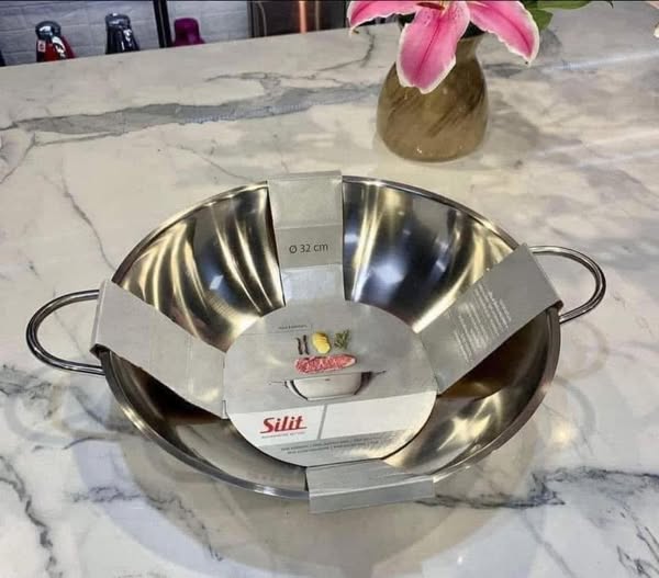 Chảo Silit wok Edelstahl 32 cm hàng chính hãng