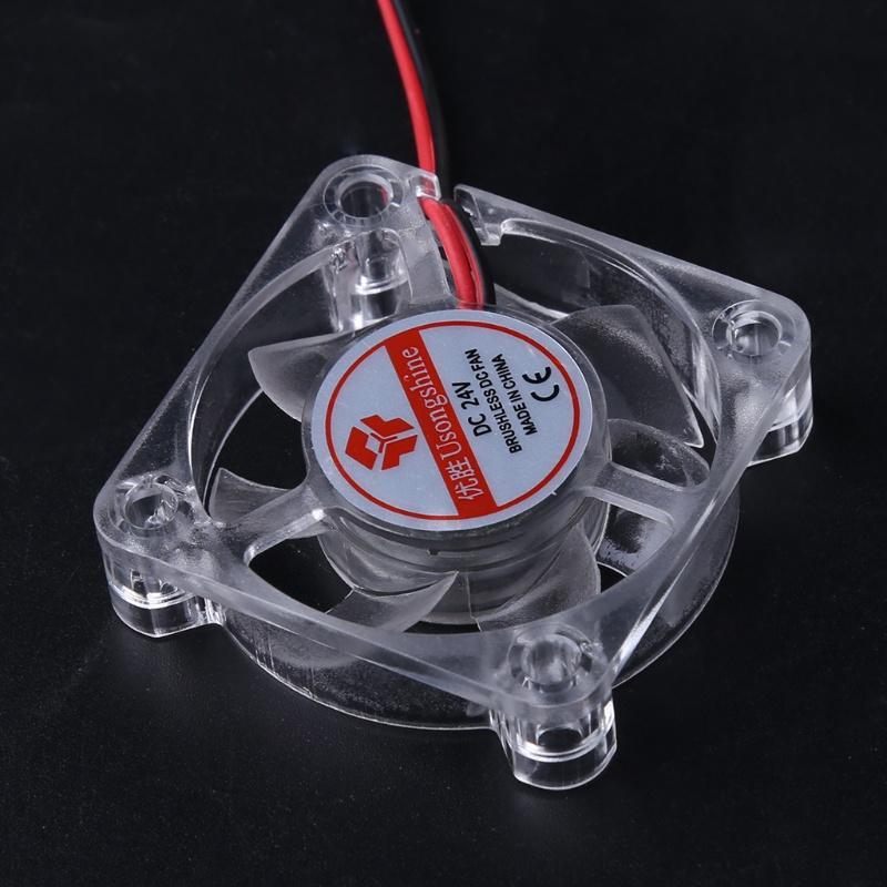 Quạt làm mát có đèn LED 2510 3010 4010 12V 24V