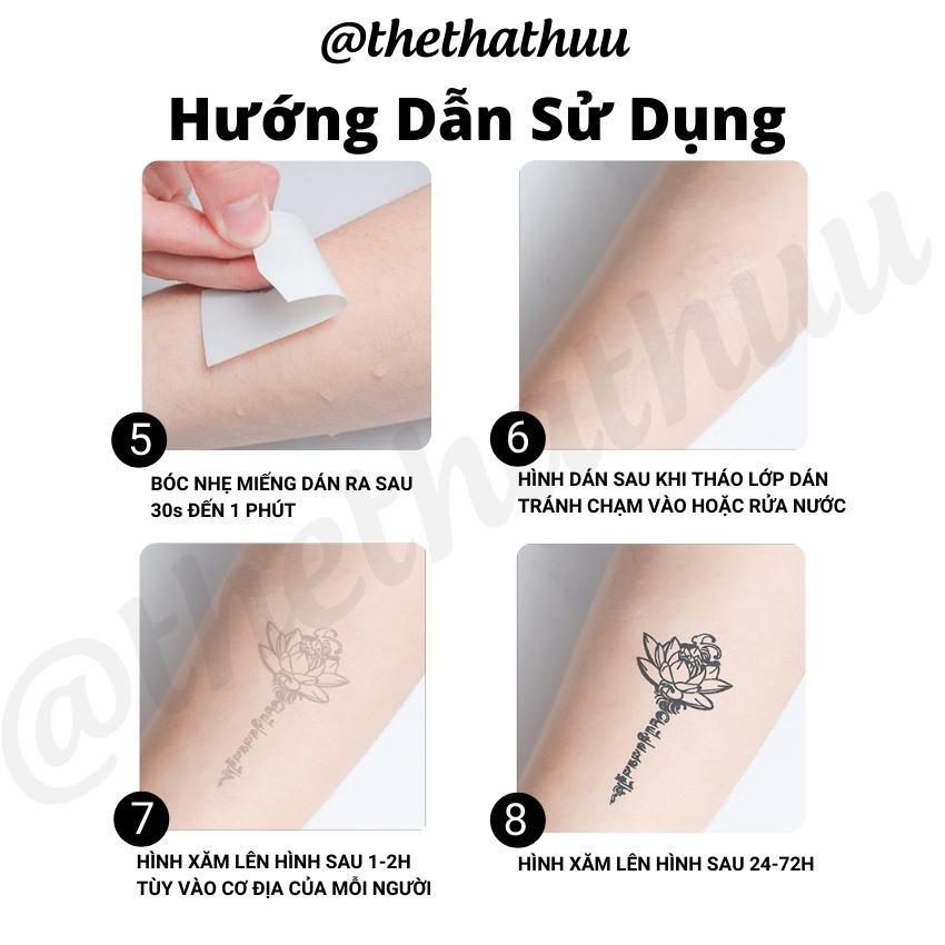 Hình Xăm Dán Hottrend Cỡ Trung 15 ngày chống nước Mã GZ162