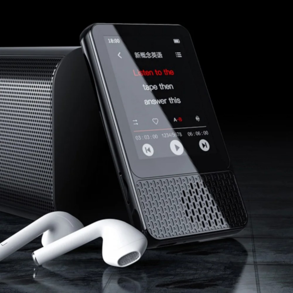 Máy Nghe Nhạc MP3 RUIZU M18, Bluetooth 5.0 Có Loa Tích Hợp Máy Phát Âm Thanh Màn Hình Cảm Ứng 2.4Inch Máy Học Thông Minh Đa Chức Năng Hỗ Trợ Máy Ghi Âm Đài FM Hình Ảnh Máy Phát Video Đếm Bước Chân - Hàng nhập khẩu