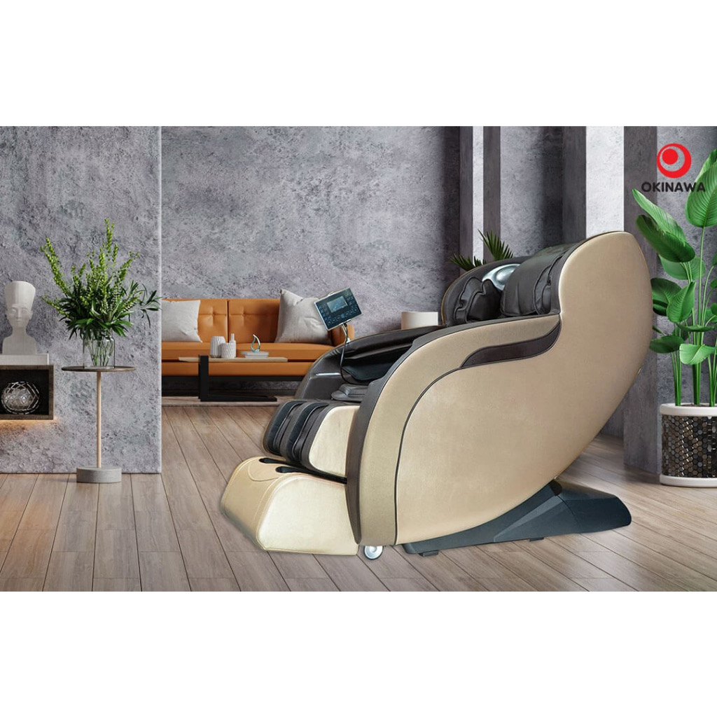 GHẾ MASSAGE OKINAWA OS 885 - CON LĂN MASSAGE 4D