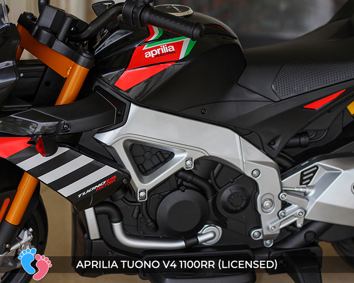 Mô tô điện Licensed APRILIA TUONO cho bé BABY PLAZA V4 1100RR