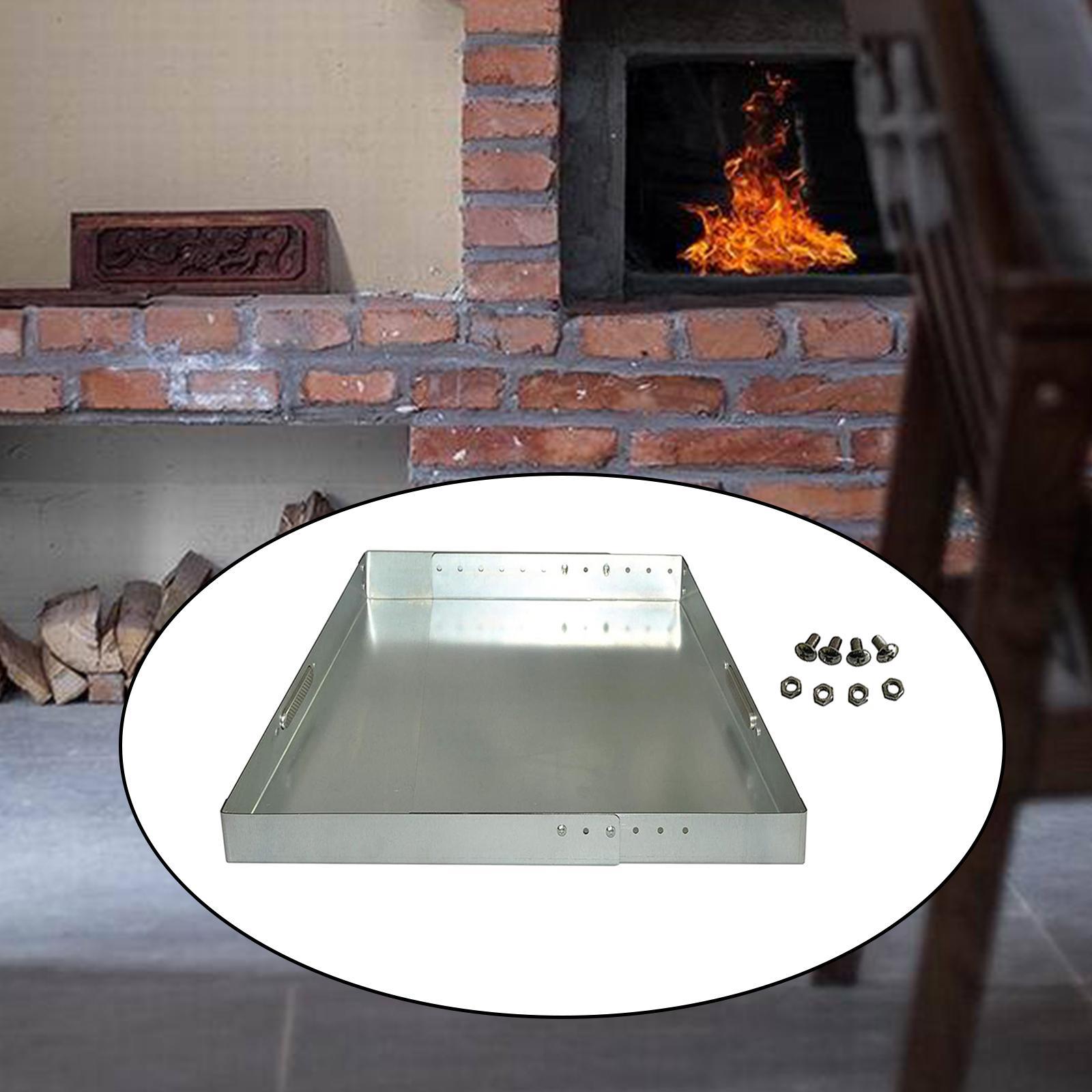 Fireplace Ash Pan Fireplace  Ember Holder Plate Replacement Part Grills Fire Place  Fire Place Pan for Fire Place Grate