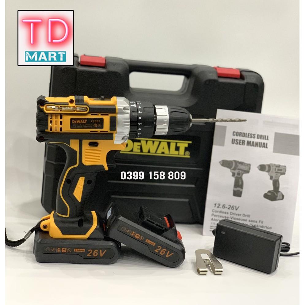 Máy khoan pin Dewalt 26V USA Có Búa Khoan Tường