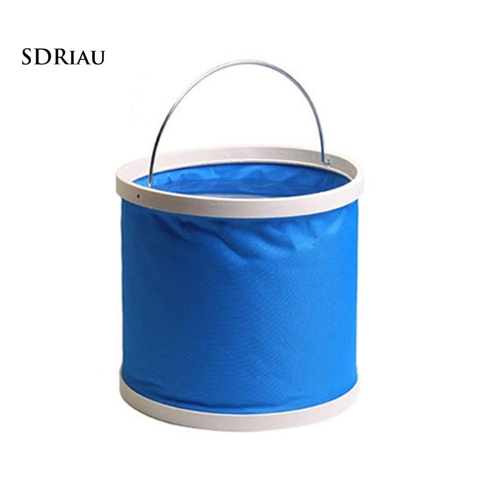 Xô nước nhựa 11L nhỏ gọn thích hợp mang đi cắm trại