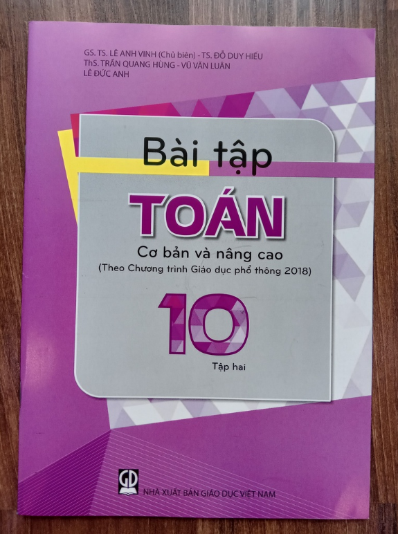Sách - Bài tập toán 10 - tập 2 cơ bản và nâng cao