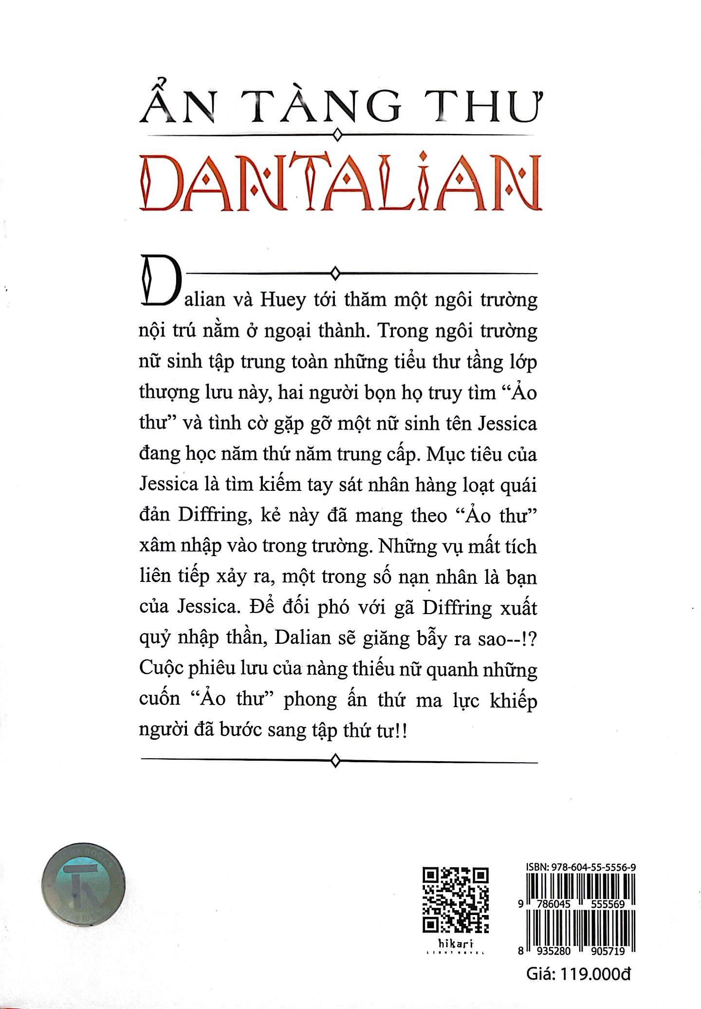Sách Ẩn Tàng Thư Dantalian 4 (Tặng Kèm 1 Bookmark)