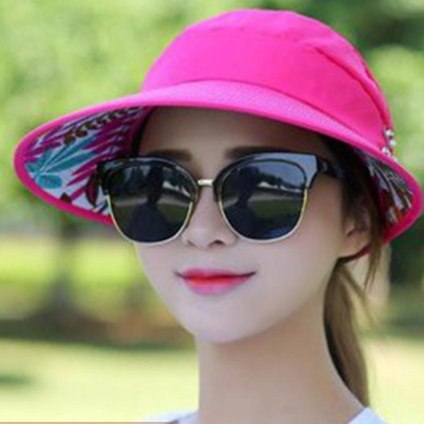 Mũ Đi Nắng Thêu Hoa Phong Cách Hiện Đại 206422