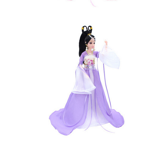 Búp bê cổ trang khớp váy xòe xinh xắn giao màu ngẫu nhiên