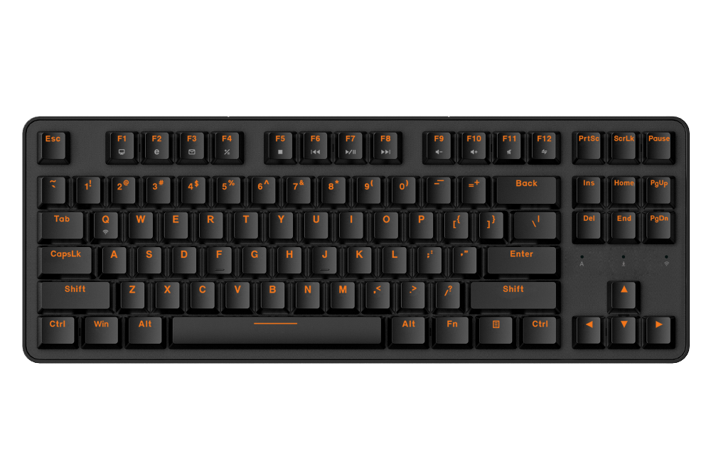 Bàn phím cơ không dây DAREU EK807G White 87-KEYS - Chính Hãng