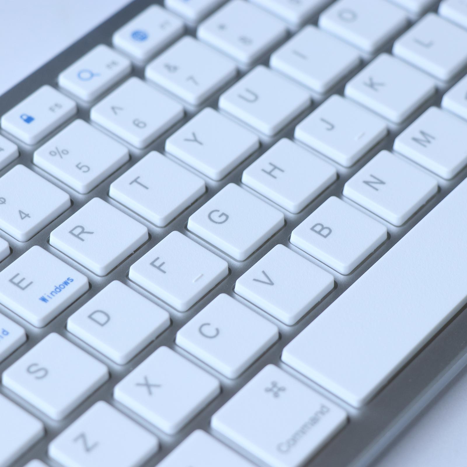 Bluetooth Wireless Keyboard for Windows iOS Android Laptops color