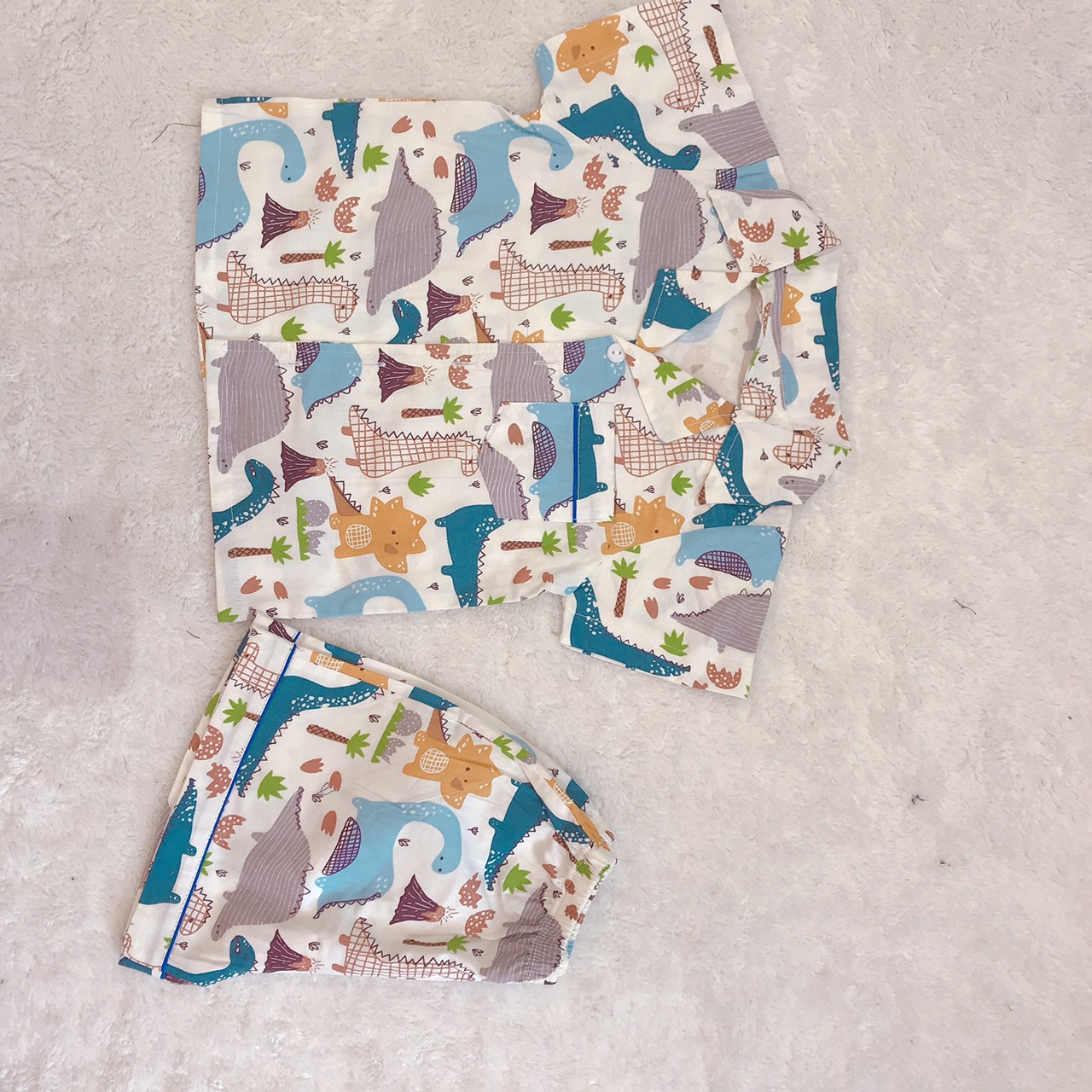 BỘ PIJAMA BÉ TRAI BỘ MẶC NHÀ BÉ TRAI BỘ ĐỒ NGỦ BÉ TRAI TỪ 8 KG ĐẾN 22 KG CHẤT LIỆU THÔ LỤA THẤM HÚT TỐT ĐƯỜNG MAY CẨN THẬN, HỌA TIẾT NGỘ NGHĨNH