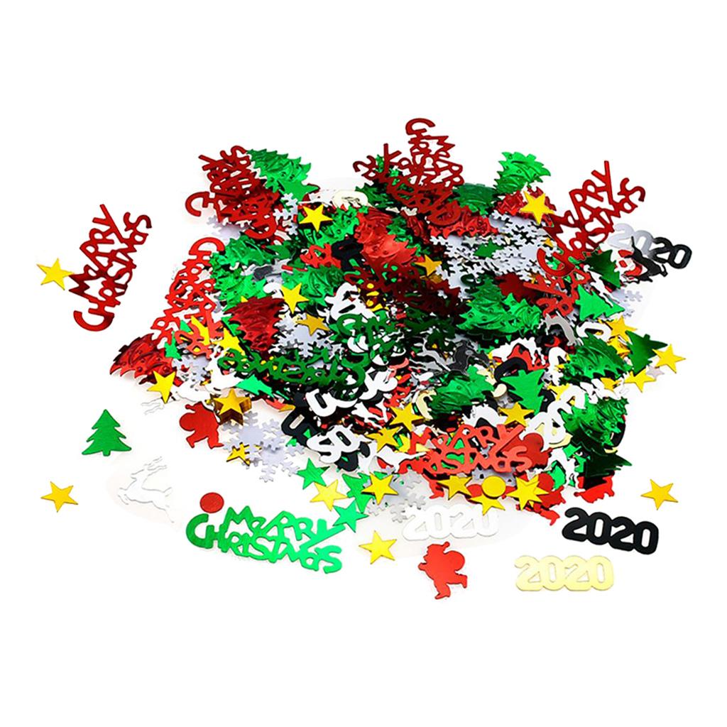 Giáng Sinh Confetti Santas Kim Sa Lấp Lánh Giáng Sinh Để Bàn Tiệc Lễ Hội Trang Trí