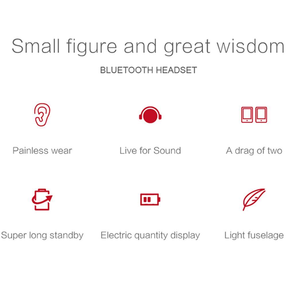 Ear-hook True Wireless Headphone Headset Mini Bluetooth Wireless Earphone