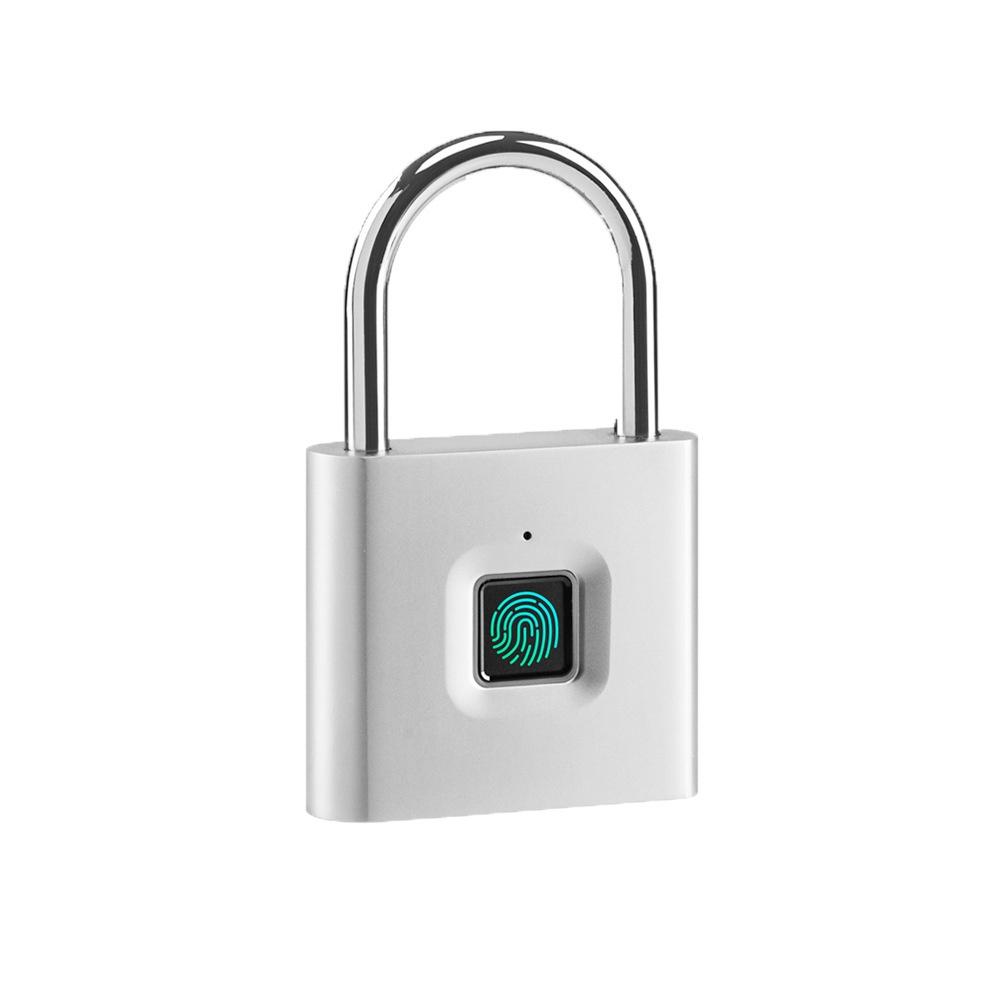 Ổ Khóa Vân Tay Xiaomi SY11 Cỡ Nhỏ Chống Trộm Chống Thấm Nước Kèm Sạc USB Tiện Dụng Cho Cửa Tủ Hàng nhập khẩu
