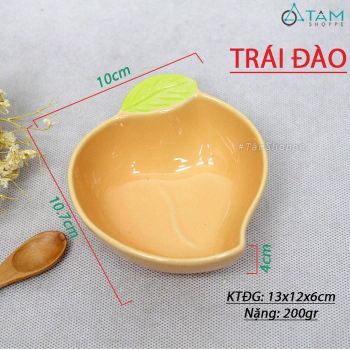 Bát ăn dặm cho bé bằng gốm hình rau củ quả dễ thương