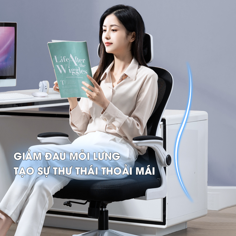 Ghế Văn Phòng Làm Việc Cao Cấp VL2238 Ghế Xoay Văn Phòng Gaming Tựa Lưng Lưới Thư Giãn Công Thái Học - Hàng Chính Hãng