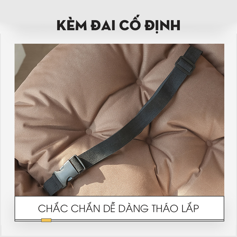 Đệm Ghế Gỗ, Đệm Ngồi Bệt Cao Cấp - Hàng Nhập Khẩu