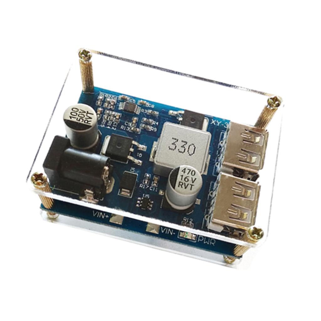 DC-DC Converter Adjustable Step-Down Buck Power Supply Module 24V/12V to 5V
