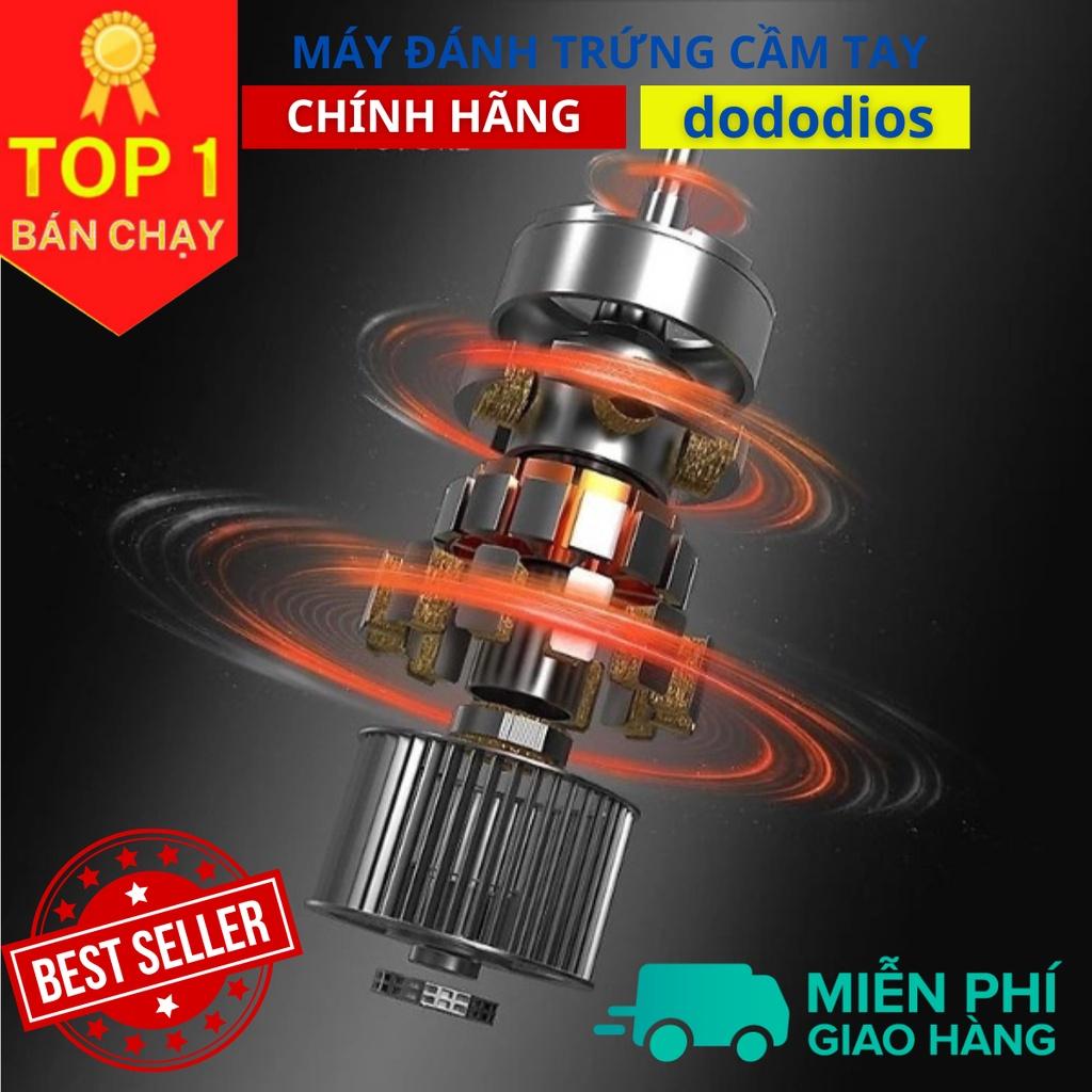 Máy Đánh Trứng Cầm Tay 7 Tốc Độ, que tạo bọt cafe mini cầm tay - Hàng Chính Hãng DoDoDios